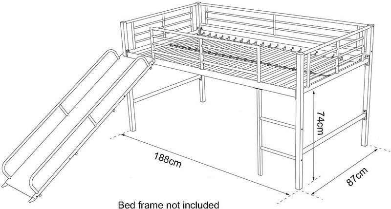 HLS Pirate Design Curtain Set for Midsleeper Cabin Bed - Image 2